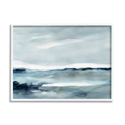Paysage abstrait de l'océan polaire désolé