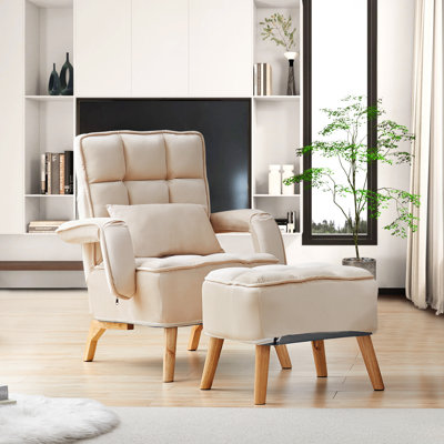 Peytin Velvet Accent Chair