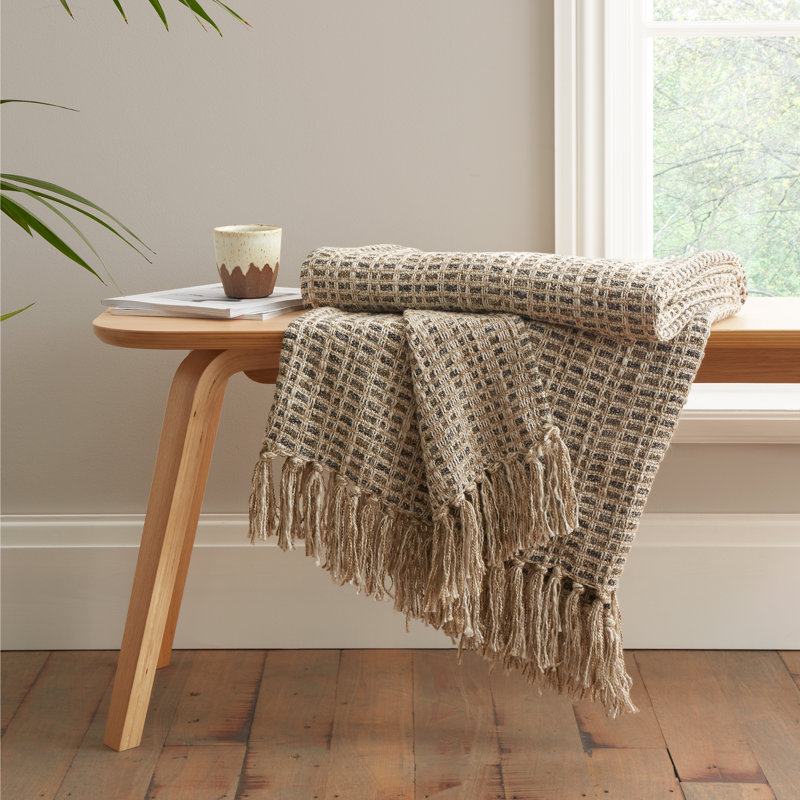 Amble Linen Blend Blanket Throw