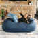 Big Joe Extra Large Memory Foam Bean Bag Sofa with Soft Removable Cover