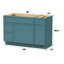 Base de meuble-lavabo simple 48 po seulement-97571416