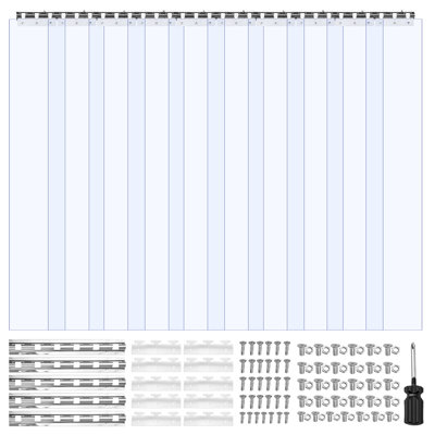 Waterproof Plastic and Vinyl Door Curtain