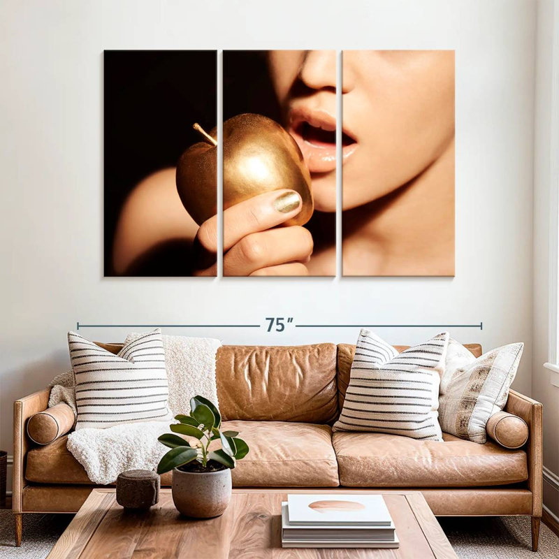 Apple, 42" H x 65" W
