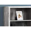 Bibliothèque de bureau grise 48 "H
