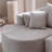 106 In. 2 - Piece Fabric Cloud Curved Sectional Chenille Sofa With Chaise For Living Room Bedroom Apartment-1920314011