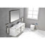 Miroir de salle de bain à DEL avec bouton tactile intelligent - Multifonctionnel, température de couleur réglable, fonction de désembuage, aluminium brun, 60 po x 36 po x 1,5 po, touche de maquillage de 42,78 lb, température variable: X 58,33 po