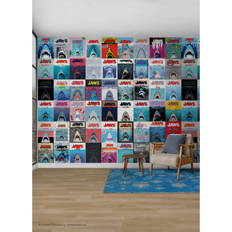 Affiche murale 50e anniversaire JAWS