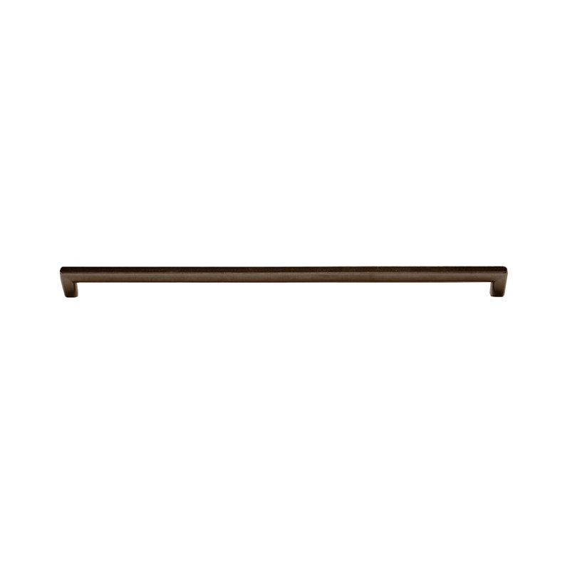 Rail Center to Center Cabinet Pull, Silicon Bronze Rust, 5"