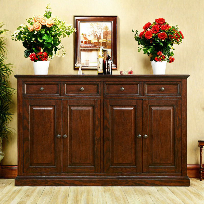 21 Pair Solid Wood Shoe Storage Cabinet