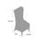 Antigone Upholstered Wingback Chair