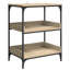 Kitchen Trolley Sonoma Oak Engineered Wood Modern Food Cart Mobile Unit