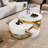 Round Nesting Coffee Table With Drawers
