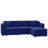 Chrishonna Velvet Sectional-1215660386