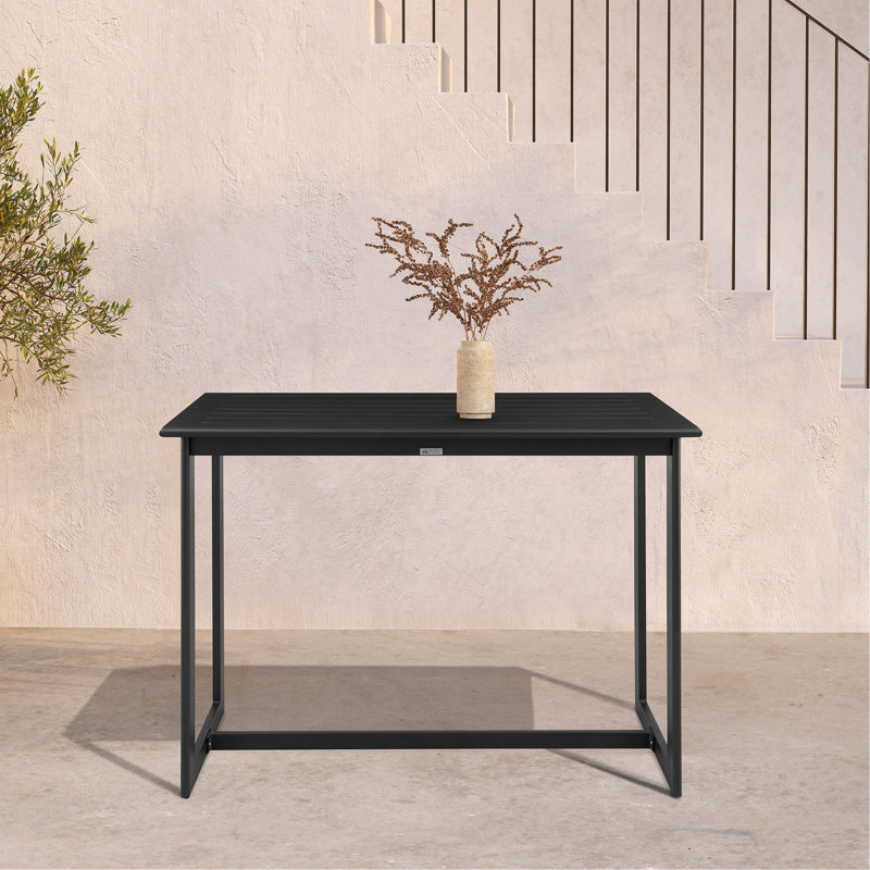Table de salle à manger d'extérieur à hauteur de comptoir de patio