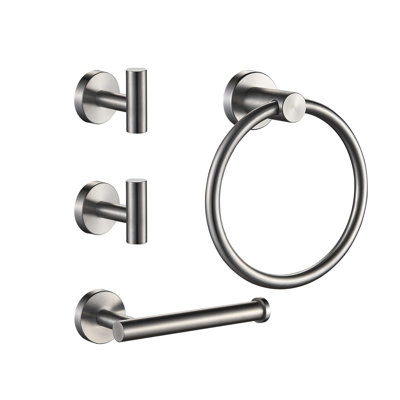 4 - Piece Bathroom Hardware Set