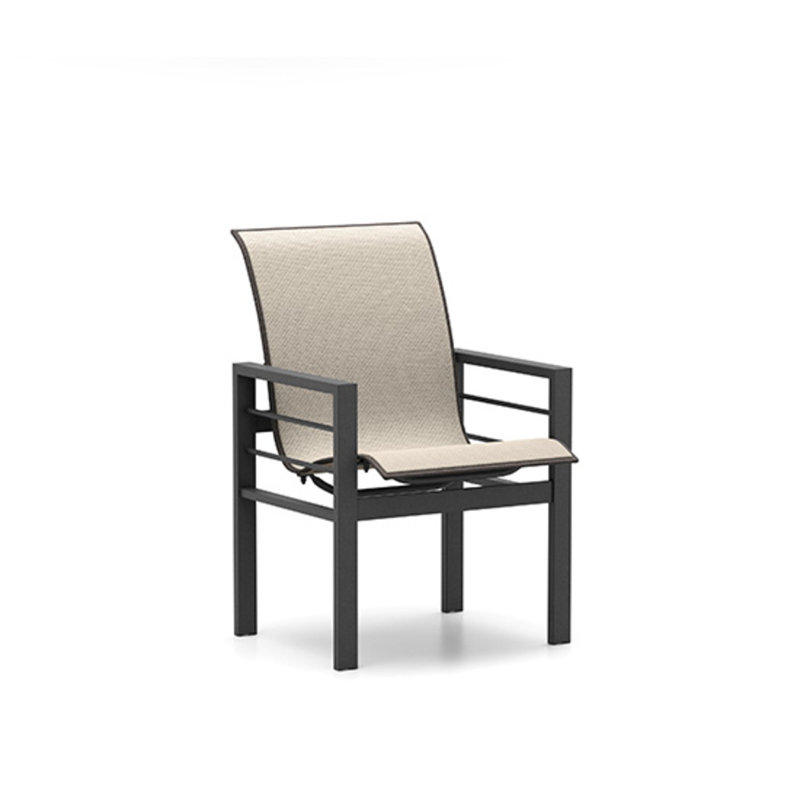 Sutton Low Back Dining Chair, Carbon, Glacier