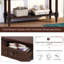 Console de style traditionnel avec deux tiroirs et une tablette inférieure-527704815