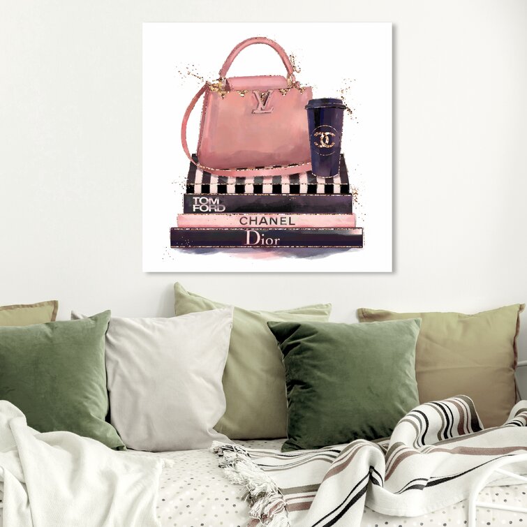 12 X 12 Treasured Handbag Fashion And Glam Unframed Canvas Wall