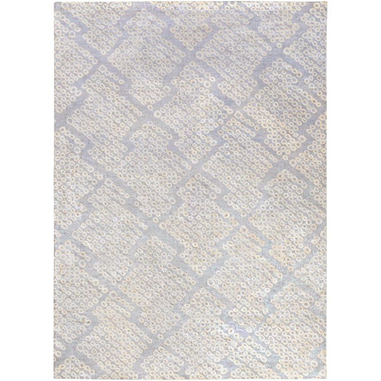 Villa Court Viscose Geometric Indoor Rug