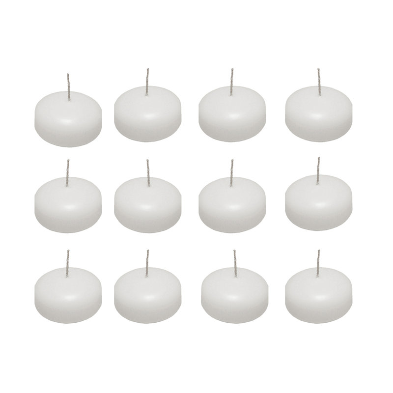 Bougies flottantes en cire - 12 unités, Petit