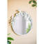 Miroir mural en fer blanc et panneau de fibres à densité moyenne