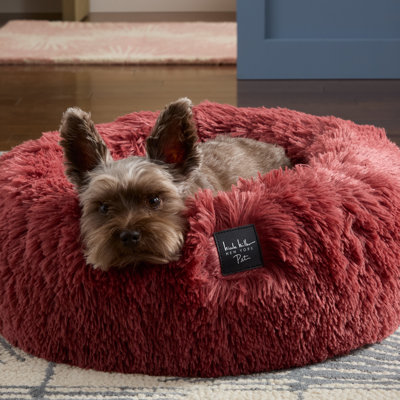 NICOLE MILLER New York Pet Ellie Fuzzy Solid Donut