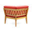 Table de coin et table basse Grenada, rouge