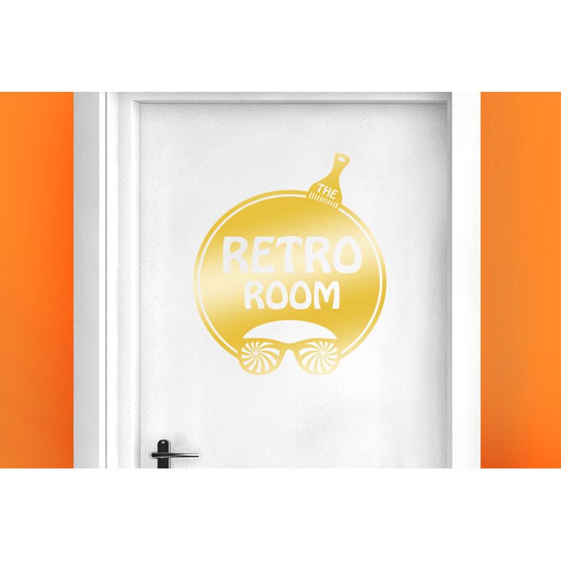 Wall Decal, Shiny Gold