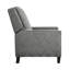Fauteuil inclinable à pression, gris-1387841769