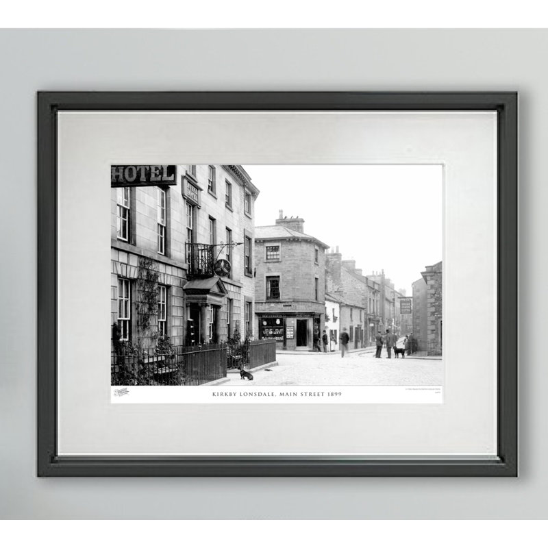 Kirkby Lonsdale, Main Street 1899 by Francis Frith - Single Picture Frame Print, 60cm H x 80cm W x 2.3cm D