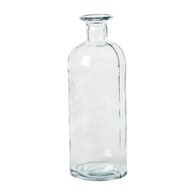 Bouteille en verre recyclé Tosca, transparent