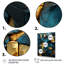 Décoration murale bleue et dorée Elegance I - marbre-1082286087-1082286084