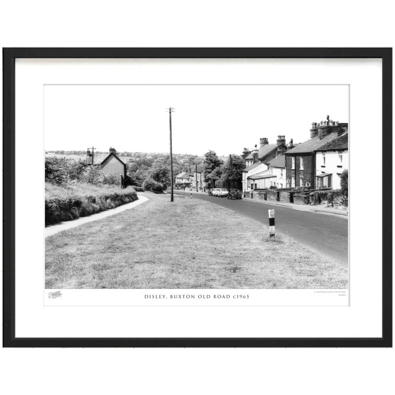 Disley, Buxton Old Road C1965 by Francis Frith - Single Picture Frame Print, 28cm H x 36cm W x 2.3cm D
