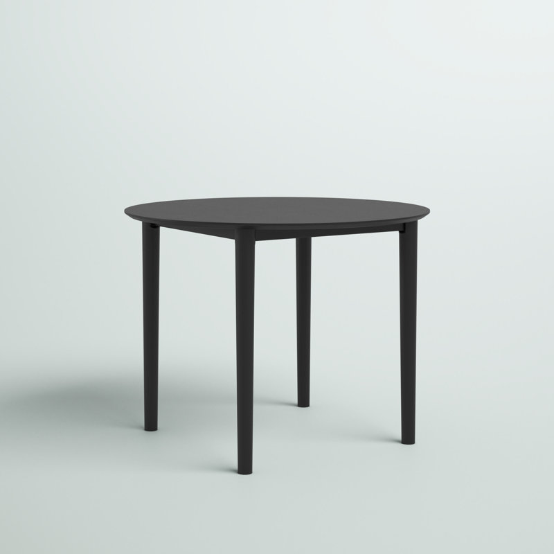 Alvils Round Solid Wood Dining Table