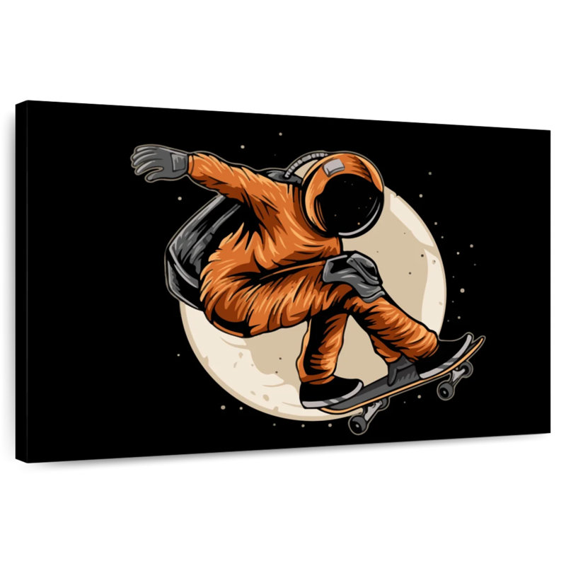 Space Skateboarding, H 8 po x l 12 po