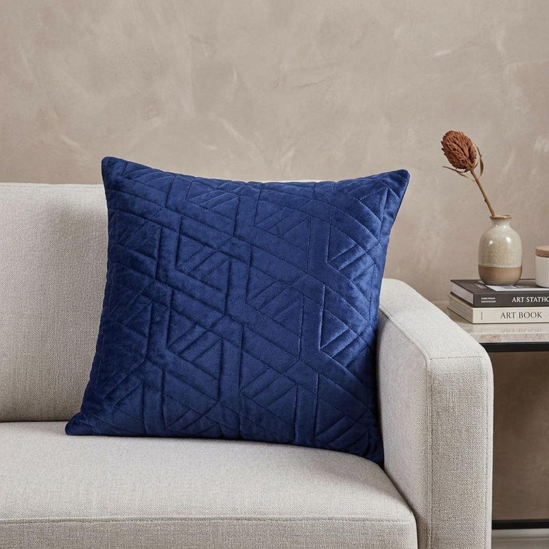 Coussin Delta, Bleu