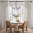 Linen Back Tab Curtains,Light Filtering Curtain, Thick Linen Textured Semi Sheer Drapes(Set of 2,With Hooks)-1809414764-1809414766