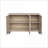 Cabinets Farmhouse Hexagonal-Door 3-Door Storage Sideboard, Natural Wood Wash | Walnut Brown | Solid Wood+MDF