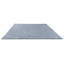 Tapis floral bleu en laine touffeté à la main-86654076