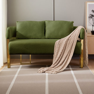 Chaise décorative moderne, chaise d'appoint de salon avec pieds en métal doré, sans roulettes, convient au vestiaire, à la salle de réception