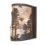 1 - Light Flush Mounted Sconce