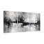 3 Pieces Black and White Abstract Wall Art, Modern Black and White Grey Canvas Wall Decor, Dark Contemporary Minimalist Art Prints for Bedroom Living Room Office Home Decoration 16x24 In