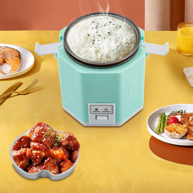 BEAR Rice Cooker Small 2 Cups Uncooked(4Cups Cooked), 1.2L Small Rice Cooker  wit
