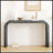 Natural Cedar Wood Console Table With Curved Edge, Perfect For Entryways And Living Rooms, Farmhouse And Rustic Style
