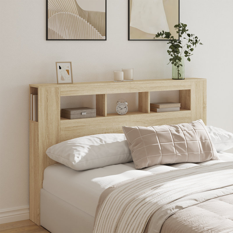 Nevio Headboard, Sonoma Oak, 160 x 103.5 cm