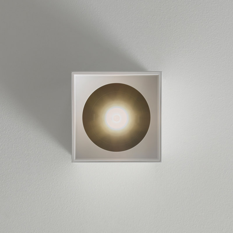 Exo 1 - Light LED Flush Mount, 2700K, Matte White/Matte White
