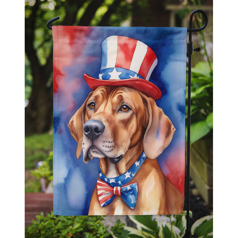 Drapeau patriotique du jardin américain, Chien de Rhodésie à crête dorsale