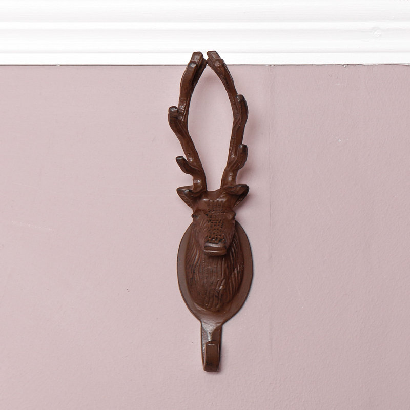 Adan Iron Wall Wall Hook, Brown