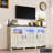 64.2" LED Farmhouse TV Stand For Tvs Up To 70" With Power Outlets And Adjustable Shelves-163533590-149277937