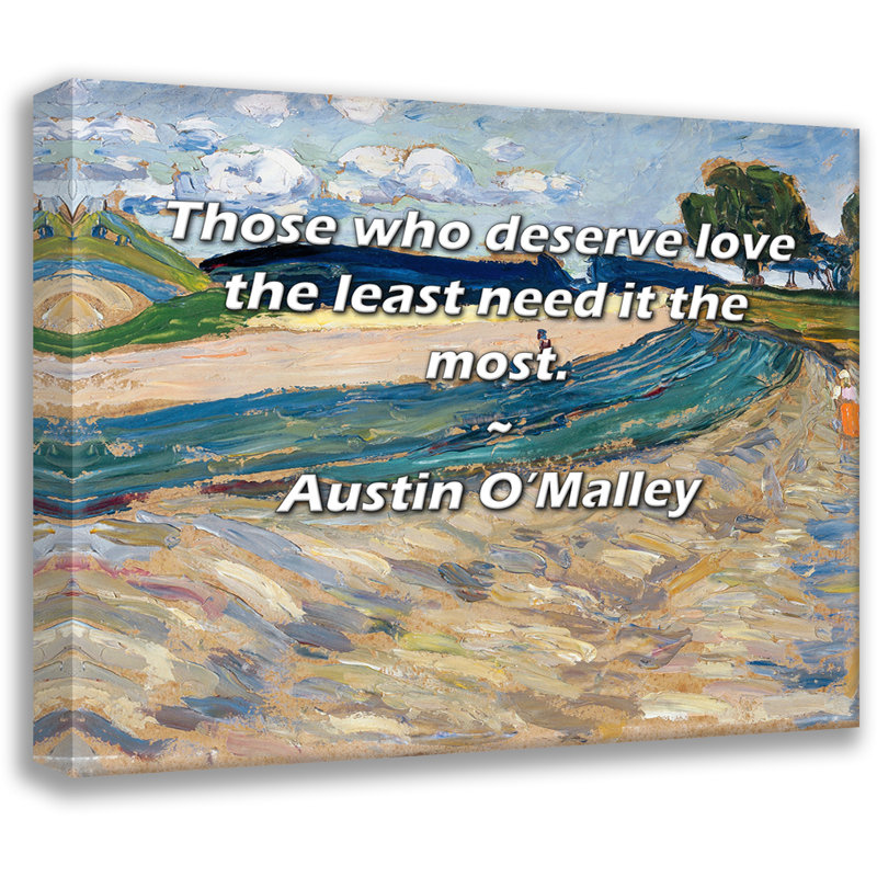 Astoria Grand Gallery Wrapped Canvas By Alex Kapranos: "There’s a difference between expectations and, 17" H x 24" W